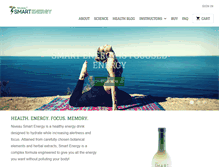 Tablet Screenshot of drinksmartenergy.com